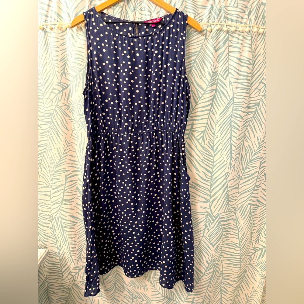 Featherweight Polka Dot Cinched Waist Dress ⭐️3 for $20⭐️